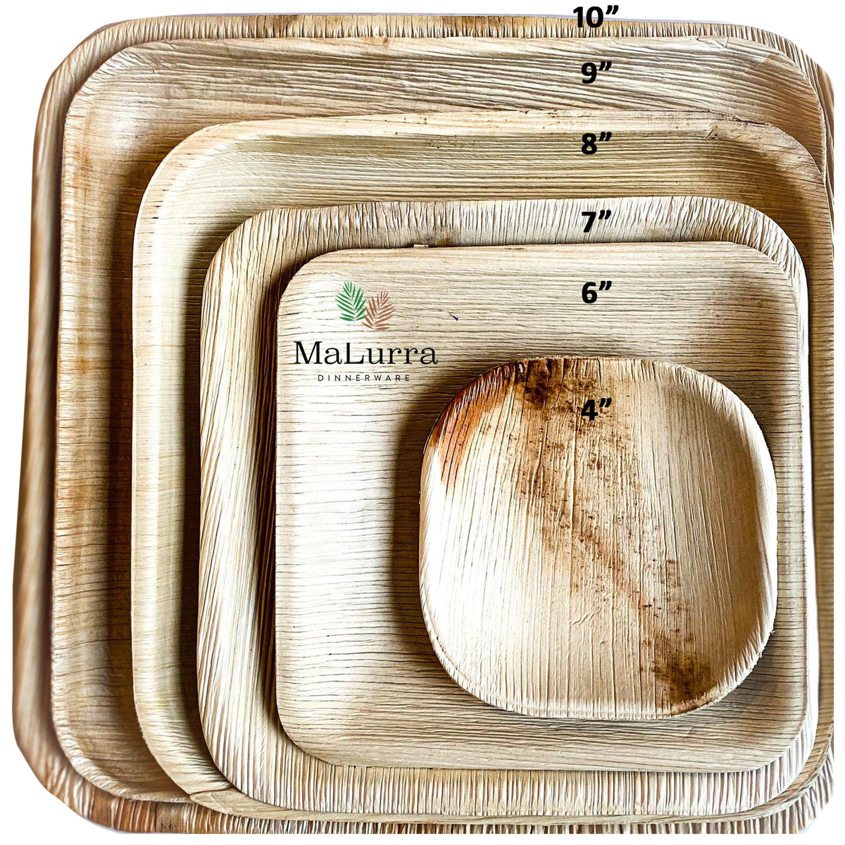 Wholesale Palm Leaf Plates  Disposable Bulk Plates @Malurra