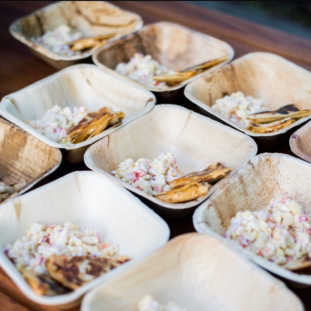 Palm Plets Sustainable Disposable Dinnerware: Elegant Palm Plates