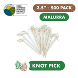 3.5" Bamboo Knot Picks  (500 PCS/Case)