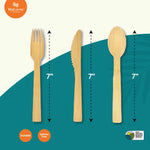 6.25" Bamboo Spoon (1000 Count Per Case)