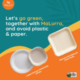 7" and 10" Square Set Palm Plates like Bamboo (Wholesale/Bulk)