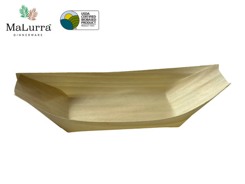 5” Wooden Pine Boat