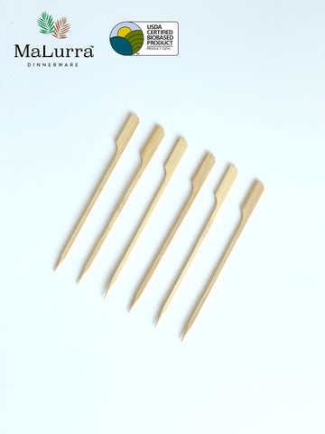 5" Bamboo Paddle Pick