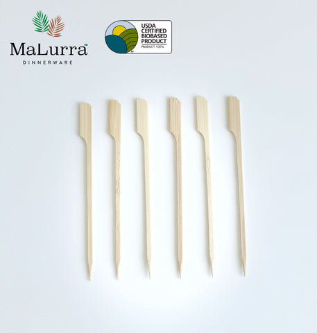 8" Bamboo Paddle Pick
