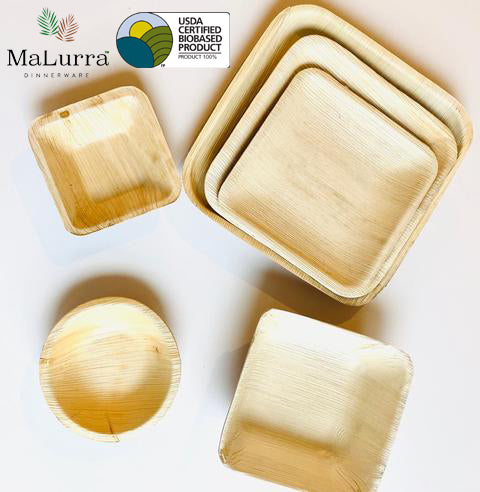 Wholesale Palm Leaf Plates  Disposable Bulk Plates @Malurra